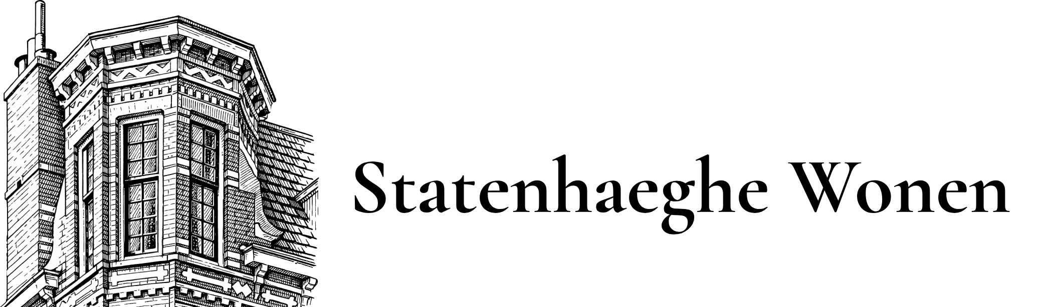 Statenhaege wonen logo Zwart